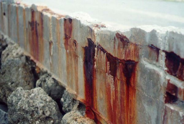 Damaged Reinforced Steel Concrete Spain